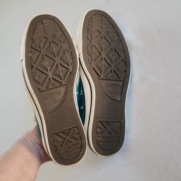 Converse All Star Teal Colour Lace-up Sneakers - W6.5 M4.5 - Picture 8 of 14